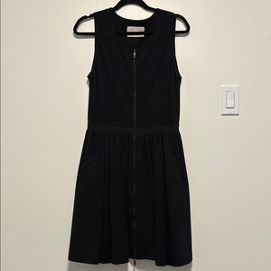 Black Sleeveless Fit & Flare Mini Dress